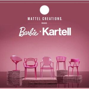 Barbie x Kartell 5-piece Iconic Chairs (Limited Edition)